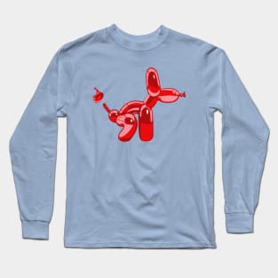 Poop Balloon Dog Long Sleeve T-Shirt